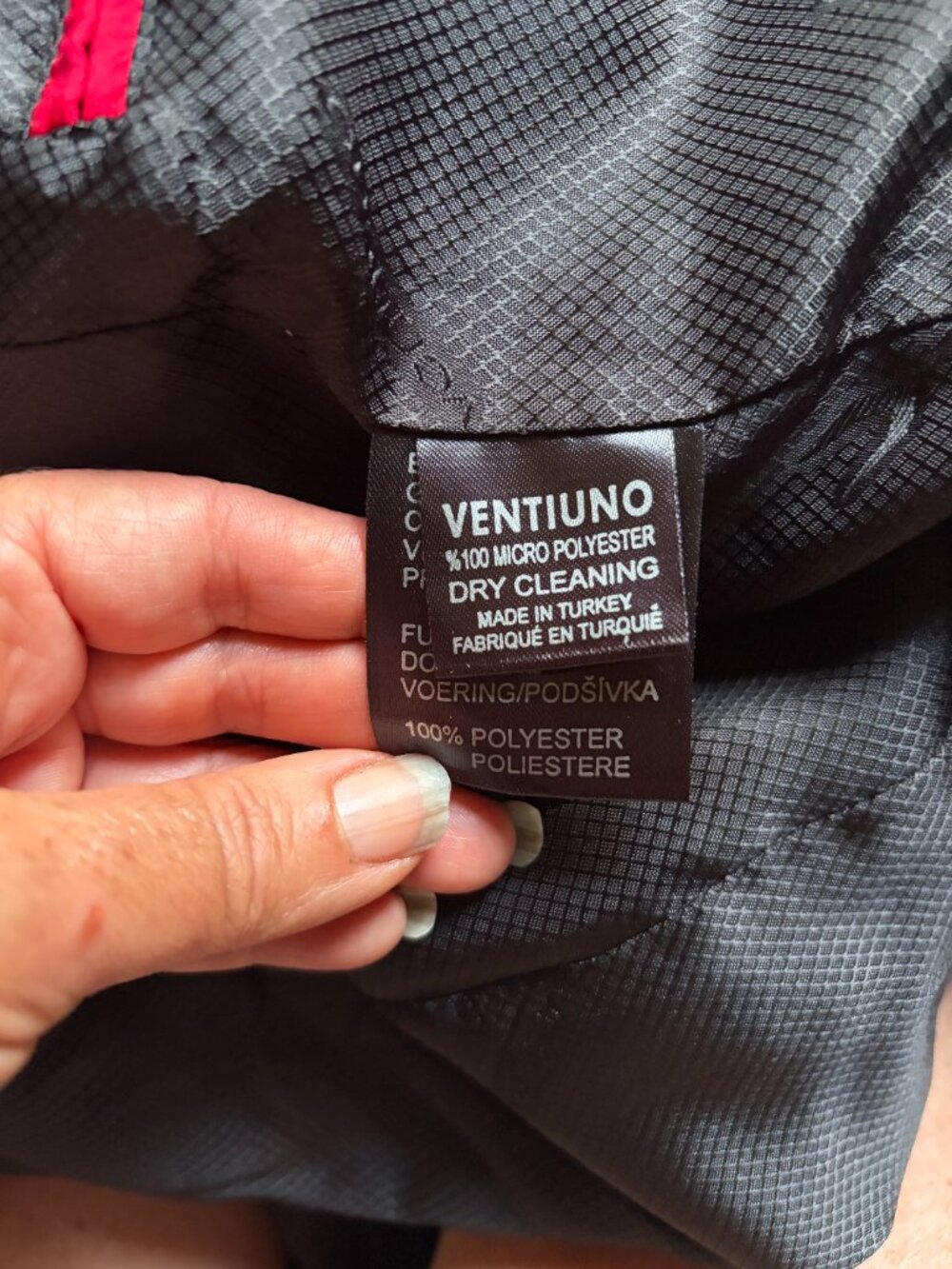 Ventiuno Biker Jacket Size Large Leather/Polyester Black - Picture 14 of 14